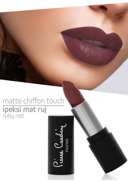 Matte Chiffon Touch Lipstick - Ruby Red -192