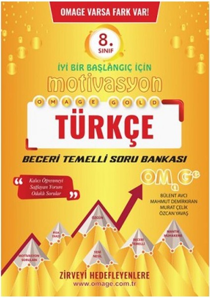 Omage 8. Sınıf Mativasyon Türkçe Soru Bankası