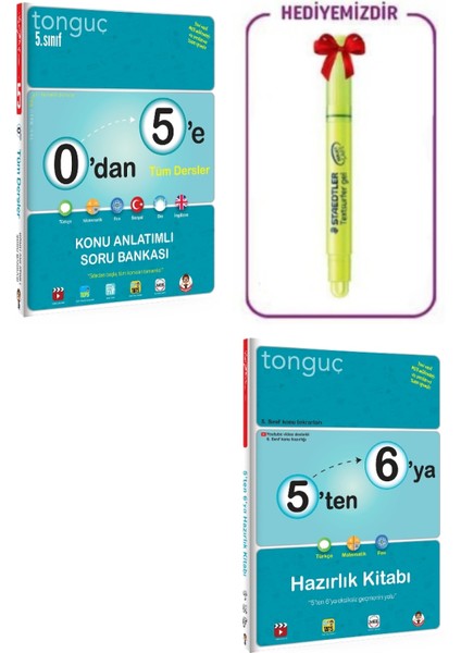 5. Sınıf 0'dan 5'e Konu Anltmlı Soru Bankası 5'ten 6'ya Hazırlık Kitabı Set