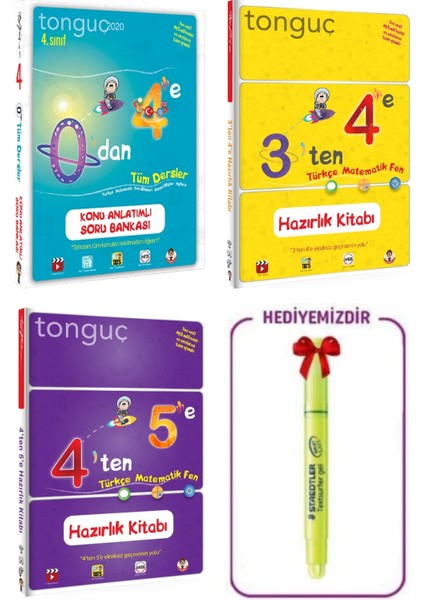4.sınıf 0'dan 4'e - 3'ten 4'e - 4'ten 5'e Hazırlık Set