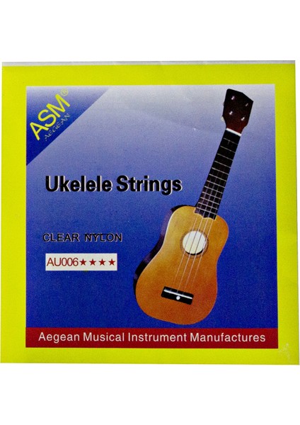 Aegean Ukulele Teli Takım Şeffaf