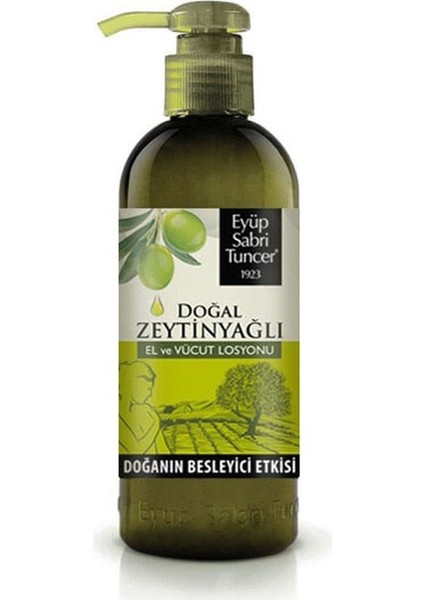 250 ml Doğal Zeytin Yağlı El ve Vücut Kremi