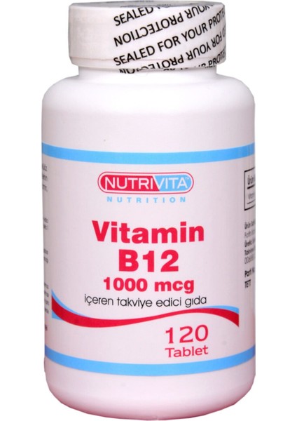 Vitamin B12 1000 Mcg 120 Tablet