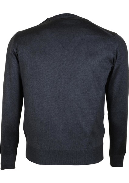Erkek Yünlü Kazak V Yaka Normal Klasik Kesim Füme RAR00371 indirimleri