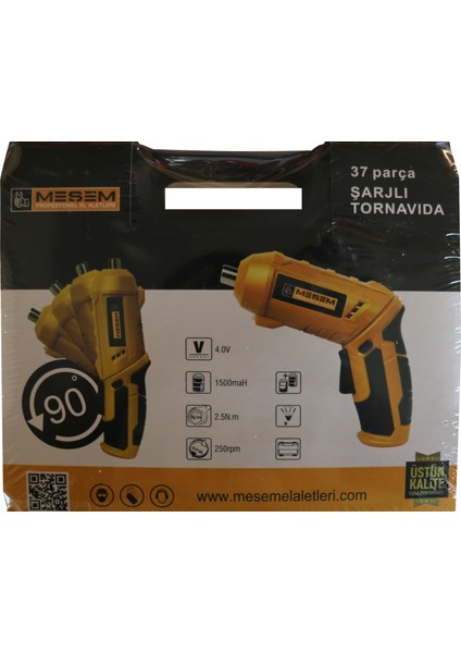 Şarjlı Tornavida 10MM 4.0V 1500MAH 250RPM