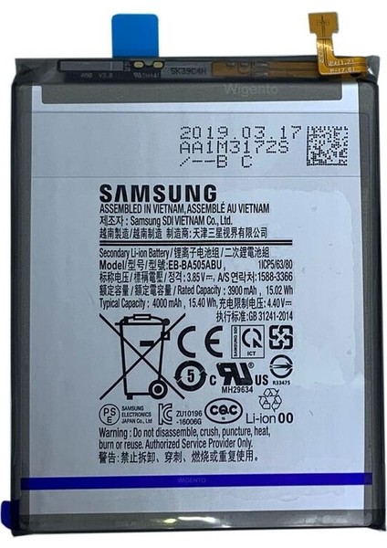 Samsung Galaxy A50 Batarya