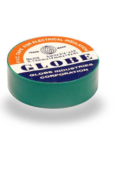 Izole Elektrik Bandı 10'lu Paket - Yeşil - Globe Plastik Izole Elektrik Bandı - Yeşil fiyatları