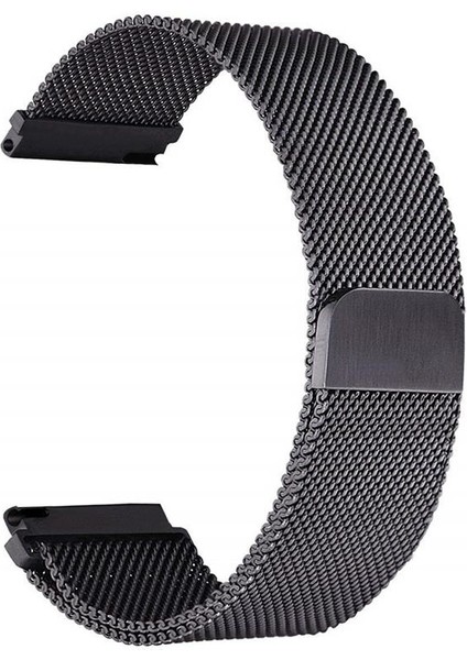 Honor Magic Watch 2 42 mm Uyumlu Hasır Metal Kordon Mıknatıslı Tel Örgü Kayış
