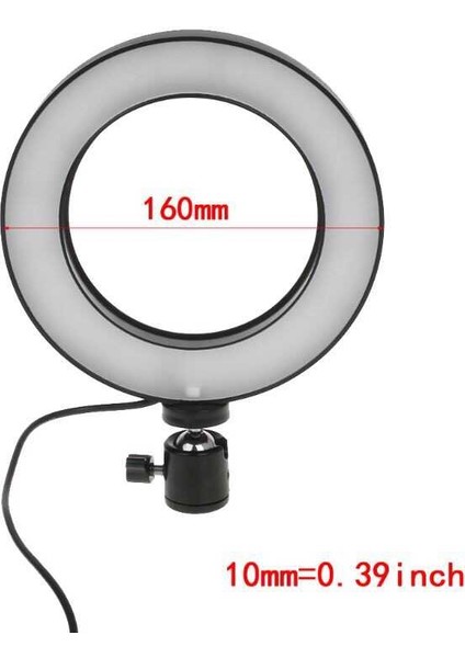 M-16 Işıklı Telefon Tutucu Ring Light