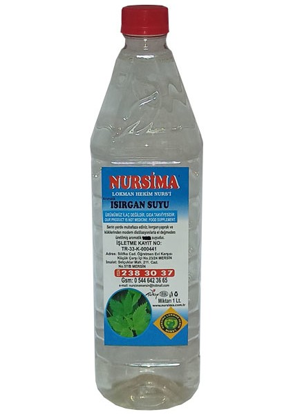 Bitkisel Isırgan Suyu 1 lt