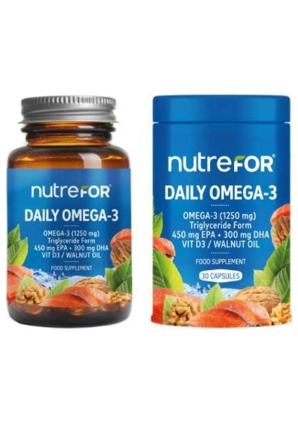 Daily Omega 3 30 Kapsül