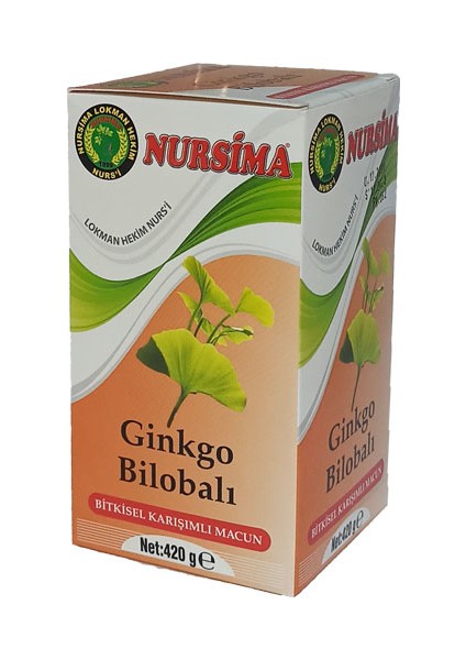 Ginko Bilobalı Bitkisel Karışımlı Macun 420 gr