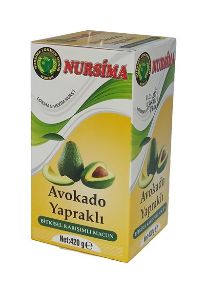 Avakado Yapraklı Bitkisel Karışımlı Macun 420 gr
