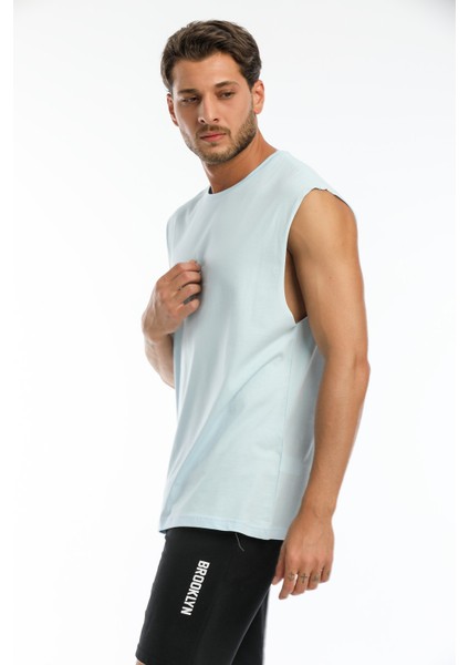 Bisiklet Yaka Kolsuz T-Shirt fiyatları