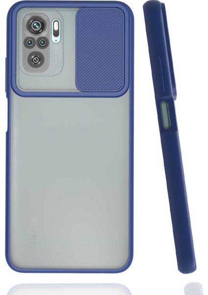 Xiaomi Redmi Note 10 Kılıf Kamera Kapatmalı Lensi Case