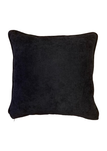 Tuğçe Demir Home Desıgn Gold Devetabanı Desen Ve Düz Siyah Dekoratif 2'Li Kırlent İç Dolgulu 43X43 modelleri