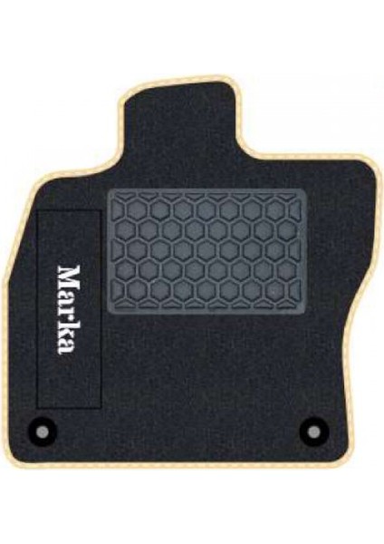 Renault Laguna 3 2007-2015 Siyah Halı Bej Kenar Petek Topuk 2250 gr Paspas fiyatları