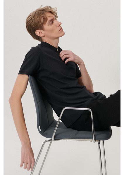 Regular Fit Normal Kesim Polo Yaka %100 Pamuk Tişört