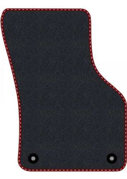 Renault Laguna 3 2007-2015 Siyah Halı Bordo Kenar Elipsler Topuk 2250 gr Paspas modelleri