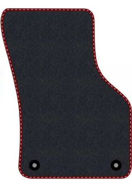 Renault Laguna 3 2007-2015 Siyah Halı Bordo Kenar Çapraz Çizgi Topuk 2250 gr Paspas modelleri