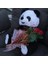 Sevimli Peluş Panda 50 cm Gül & Cipso Sarmalı Romantik Çiçek Demet Seti Sevgiliye 1