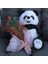 Sevimli Peluş Panda 50 cm Gül & Cipso Sarmalı Romantik Çiçek Demet Seti Sevgiliye 5