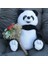 Sevimli Peluş Panda 50 cm Gül & Papatya Cipsolarla Sarılı Buket Set 2