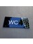 Black Pearl Serisi Silver Wc Yönlendirme Tabelası 2