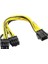 6 Pin To 2x8 Pin Ekran Kartı Power Çevirici 1