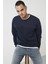 Pamuklu Bisiklet Yaka Slim Fit Sweat Erkek Sweat 5905033 1
