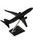 1:250 Siyah Metal Gövde Boeing 737-800 Model Uçak 1