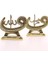 2'li Gold Allah Muhammed Vavlı Lafız Biblo Orta Boy 17CM-014 2
