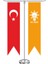 T Kırlangıç Ak Parti Masa Bayrağı Takımı 1