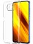 Xiaomi Poco X3 Kılıf Renksiz Şeffaf Silikon Kamera Korumalı Kks 1