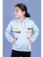 Kız Çocuk Kanguru Cepli Baskılı Sweatshirt 1