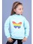 Kız Çocuk Pamuklu Balıkçı Yaka Popıt Desenli Sweatshirt 1