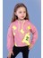Kız Çocuk Cep Detaylı Baskılı Sweatshirt 1