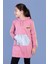 Kız Çocuk Kanguru Cepli Reflektör Detaylı Sweatshirt 1