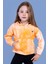 Kız Çocuk Batik Desenli Kapüşonlu Sweatshirt 1