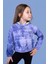 Kız Çocuk Batik Desenli Kapüşonlu Sweatshirt 1