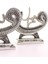 2'li Gümüş Allah Muhammed Vavlı Lafız Orta Boy Biblo 17CM-013 4