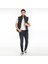 ZULA IN Erkek Slim Fit Yelek Siyah 5