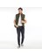 ZULA IN Erkek Slim Fit Yelek Haki 5