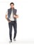ZULA IN Erkek Slim Fit Yelek Gri 5