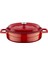 Çok Amaçlı Tencere Kırmızı Yuvarlak 24CM 1