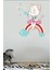 Gökkuşağı ve Sevimli Kedi Baloncuklar Temalı Çocuk Odası Sticker 2