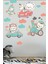 Sevimli Ayıcıklar ve Araçlar Okul ve Çocuk Odası Duvar Sticker Seti 2