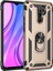 Xiaomi Redmi 9 İçin Çift Katmanlı Halkalı Standlı Kılıf (Yurt Dışından) 1