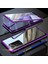 Samsung Galaxy Note 20 Ultra İçin 360 Derece Tam Koruma Şeffaf Manyetik Metal Bumper Kılıf (Yurt Dışından) 3