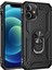 iPhone 12 Mini İçin Çift Katmanlı Halkalı Standlı Kılıf (Yurt Dışından) 1